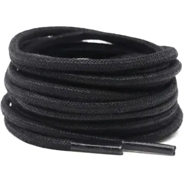 Cotton Waxed Solid Round Shoelaces Durable Polyester Shoelaces Oxford Shoe  Laces Boots Laces Waterproof Leather Shoelace 11Color