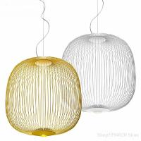 Modern Led Foscarini Pendant Lights Nordic Designer Hanging Lamp Loft Industrial Cage Suspension Luminaire Home Decor Fixtures LED Strip Lighting