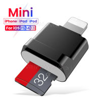 สำหรับ Mini Micro SD TF Card Reader Adapter สำหรับ IOS 12ข้างต้นระบบภายนอก OTG Memory Card Reader สำหรับ 13 12 Pro Max