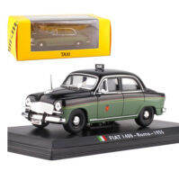 11.5เซนติเมตร1:43ชั่งโลหะอัลลอยสีเขียวสีคลาสสิก FIAT 1400-ROMA 1955รถแท็กซี่รถรุ่น D Iecast ยานพาหนะของเล่นสำหรับการเก็บ