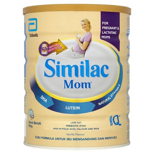 Similac Mom 900g Susu Ibu Hamil Dan Menyusu Dengan DHA