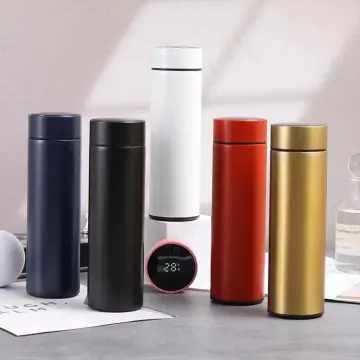 Stainless Steel Smart Water Bottle, Leak Proof, Double Walled, Keep Drink  Hot & Cold, LCD Temperature Display