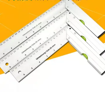 Precision Pocket T Track Ruler Woodworking Machinist Engineer Adjustable  Sliding Ruler Construction Ruler Inch Millimeter Ruler - AliExpress