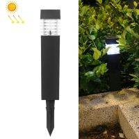 SmartPhonemall Solar Waterproof Outdoor Landscape Square Column Lawn Light(White Light)