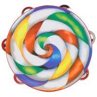 Kids Percussion Instrument, Lollipop Hand Drum - 8 Inch Diameter