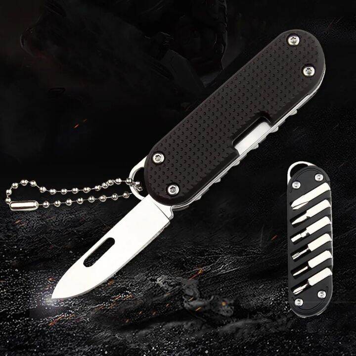 Outdoor Stainless Steel Multifunction Portable Emergency Folding