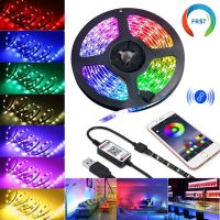 LED Strip Light Bluetooth Mobile APP Control TV Backlight RGB5050 Voice Control for Hotel  Bar  KTV  Home Bedroom Ambient Lights LED Strip Lighting