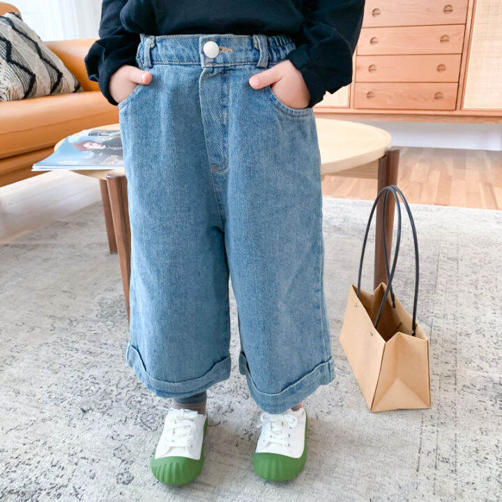 spring-autumn-korean-style-fashion-girls-wide-leg-denim-pants-children-casual-loose-jeans-1-6y