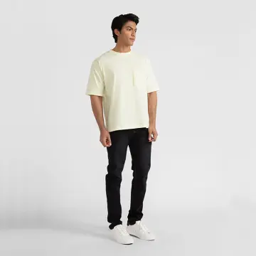 Men V-Neck Tee – OXWHITE