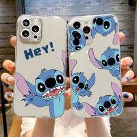 [ข้อเสนอพิเศษ]เคสโทรศัพท์ลายการ์ตูนดิสนีย์ Lilo Amp; Stitch สำหรับ iPhone 14 13 12 11 Pro Max Mini XS XR X 8 7 6S 6ซิลิโคนใส