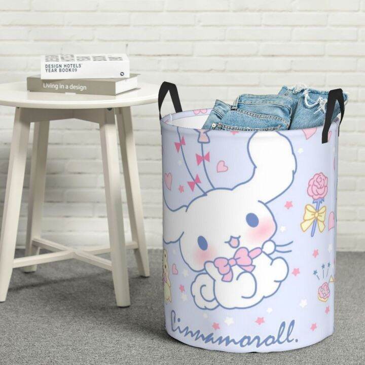 cinnamoroll-ตะกร้าผ้าผ้ากันน้ำ-oxford-ความจุขนาดใหญ่-ตะกร้าที่เก็บเสื้อผ้าสกปรกในห้องน้ำตะกร้าผ้ากันน้ำที่ใช้ในครัวเรือน