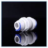 (SHUN FA)5ชิ้น3/8 Quot; OD Tube RO Water Straight Bulkhead Fittings ระบบเชื่อมต่อที่รวดเร็ว