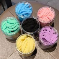 【Ready Stock】 ✶┅ C18 [50 Pcs] High Elastic Hairties Rubber Band Hair Rope Hairband