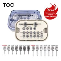 Screwdriver Tools Dental Implant Torque Wrench Ratchet 10-70NCM With Drivers &amp; Wrench Kit