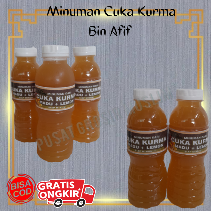 Promo Minuman Cuka Kurma, Madu Dan Lemon Dari BIN AFIF Siap Diminum ...