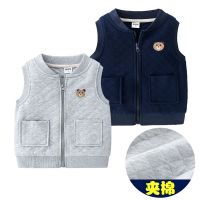 （Good baby store） 2022 New Children  39;s Clothing Thickened Baby Warm Vest Boys Waistcoat Children  39;s Vest Cotton Autumn Winter Children Cotton Vest