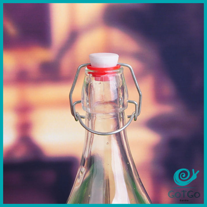 gotgo-ขวดแก้วสุญญากาศพร้อมฝา-เก็บน้ำ-ขอเหลว-sealed-glass-bottle