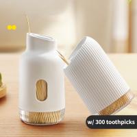 Portable Toothpick Holder Pocket Toothpick Dispenser Bucket Toothpick Container Storage Box Home Living Room Dining Room