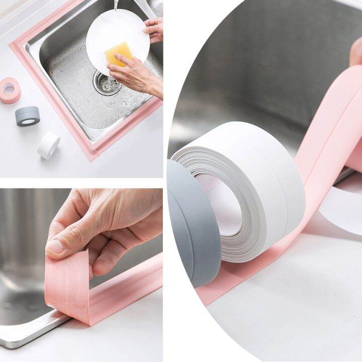 2022-bathroom-shower-sink-bath-sealing-strip-tape-caulk-strip-self-adhesive-waterproof-wall-sticker-sink-edge-tape-4colours