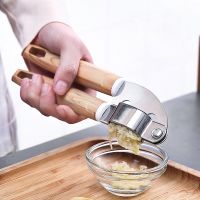 Garlic Press Crusher Grinder Manual Multifunctional Vegetables Ginger Squeezer Masher