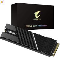 ลด 50% (พร้อมส่ง)GIGABYTE AORUS Gen4 7000s SSD 1TB 2TB PCIe 4.0 NVMe M.2, Nanocarbon Coated Aluminum Heatsink, 3D TLC NAND, SSD