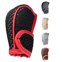 Car Shift Knob Cover Non-slip Car Handbrake Cover Breathable Ice Silk Car Gear Suit Stylish Handbrake Cover Universal Gear Head Cover Car Interior Accessories usefulness