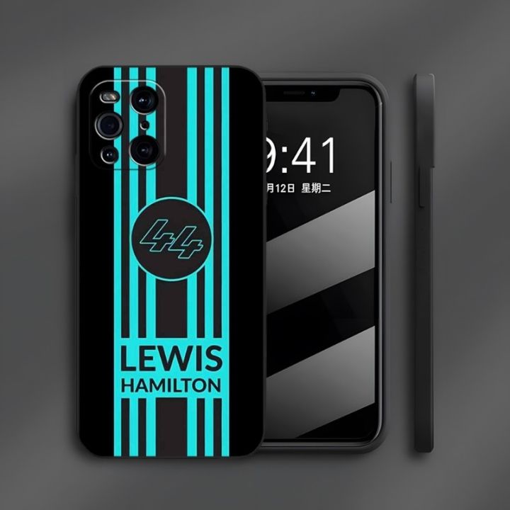 yellow-peach-flavor-lewis-hamilton-car-44เคสโทรศัพท์สำหรับ-oppo-reno-6-pro-7ค้นหา-x3-a55-x5-a93-a16-a74-k9-k9s-a92-a57-a54ฝาหลัง-a94