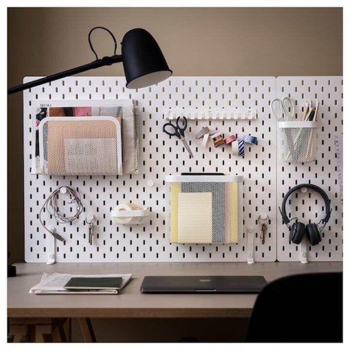 Ikea skadis pegboard accessories wall Shelf Multipurpose Pegboard Nail