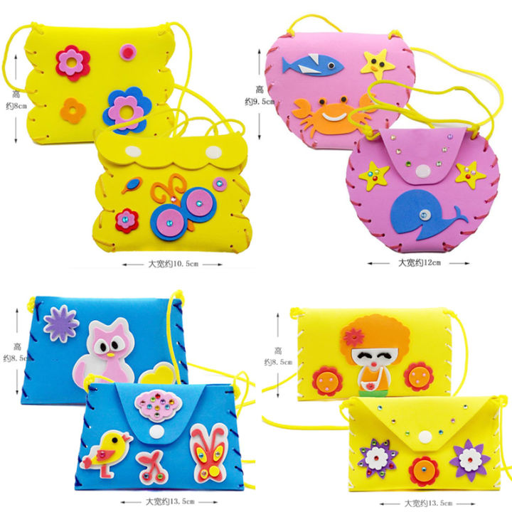 children-diy-handmade-craft-kits-toy-sew-your-own-purses-colorful-eva-foam-sewing-bags-3d-gem-crystal-stickers-decoration