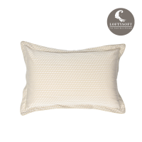 LOFTYSOFT ปลอกหมอน Cotton Silk 550 เส้นด้าย Diamond Collection - Autumn Beige