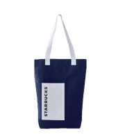 Starbucks กระเป๋าสะพาย CARRY ON TOTE Bag สีน้ำเงิน