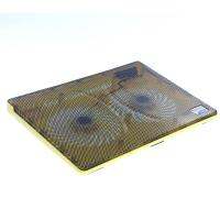 NUBWO พัดลม Cooler Pad NF48 (2Fan) Wind Blade Yellow