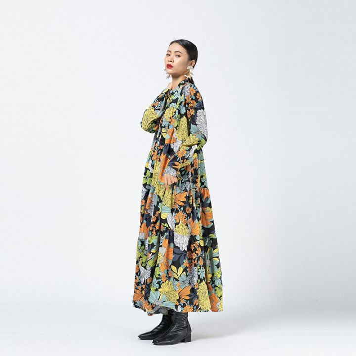 xitao-vintage-floral-print-maxi-dresses-women-long-sleeve-dress