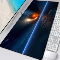 Space Mouse Pad เครื่องเกมคอนโซลยางกันลื่น แผ่นรองเมาส์เกมมิ่งแป้นพิมพ์ แผ่นรองเมาส์สำหรับแล็ปท็อป