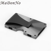 【CW】❄₪  Rfid Metal Card Holder Magsafe Wallets Men Thin Magnetic Wallet Male Money Small Purse Walet for 2022