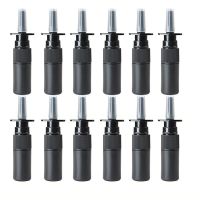 12Pcs 5ML Empty Plastic Nasal Spray Bottles Pump Sprayer Mist Nose Spray Refillable Bottling Packaging For Travel Makeup Tool Travel Size Bottles Cont