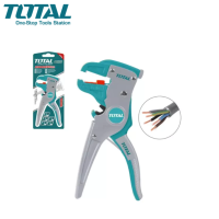 TOTAL คีมปอกสายไฟ แบบอัตโนมัติ ขนาด 7 นิ้ว รุ่น THT15606 ( Wire Stripper )