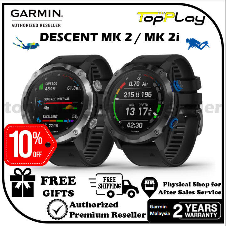 Garmin Descent MK2 / Descent MK2I Scuba Diving Multi Sport GPS watch