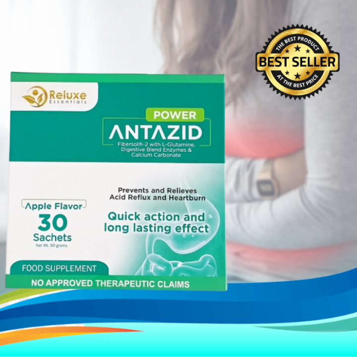 "100 Original Safe & Effective" 1 Box 30 Sachet Power Antazid By