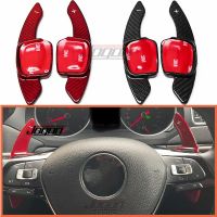 Real Carbon Shift Paddle For Volkswagen VW Tiguan MK2 Jetta MK6 T-Roc 2016-2021 Car Steering Wheel DSG Shifter Extension