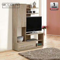 (*สินค้าพร้อมส่ง*) MR CARLINO: โต๊ะ โต๊ะวางทีวี ชั้นวางทีวี คุณภาพดี AYNA Oak Wooden TV Rack