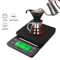 Coffee Electronic Scales with Timer Pour Espresso Scale Portable Smart Digital Kitchen Scale Weight Precision 3kg/0.1g 5kg/0.1g Luggage Scales