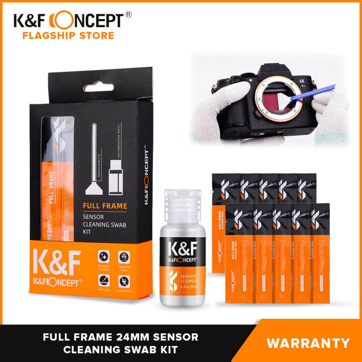 K&F Concept 1617 24mm Full Frame Sensor Cleaning Swab Kit for Camera