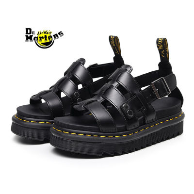 Doc Dr.Martens Fusion Zebrilus เทอร์รี่สายรัดรองเท้าแตะฤดูร้อนรองเท้าแตะโรมันรองเท้าแตะผู้หญิงน่ารักแฟชั่น