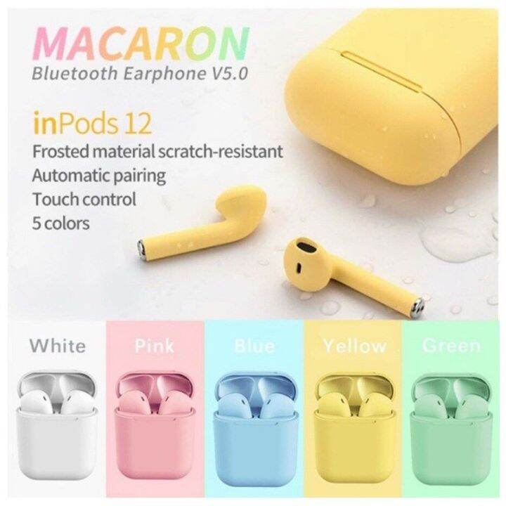 Macaron bluetooth earphones new arrivals