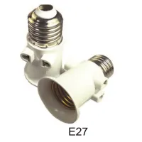【YD】 E27 Bulb Lamp Base Socket Conversion With Plug AC100-240V Household Room Lighting