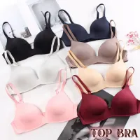 E01 บราไร้โครง SOFT BRA เสื้อชั้นใน ไร้โครง มีฟองดันทรงในตัว ผ้านุ่มใส่สบาย งานสวยเนียนเฉียบ #เรียบ