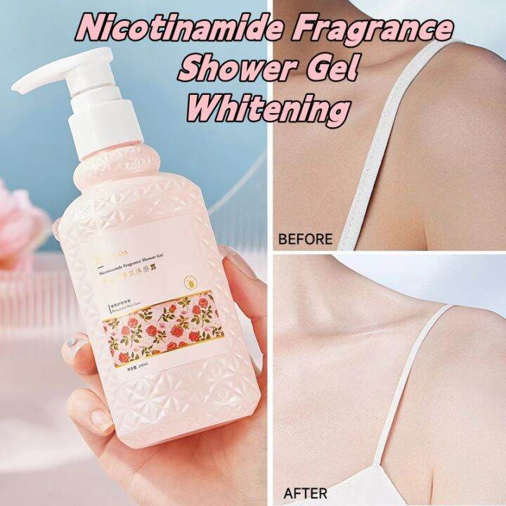 Nicotinamide Fragrance Shower Gel Whitening Body Wash Moisturizing