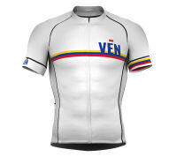 2020 Venezuela Red Cycling Jersey Tops Summer Short Sleeve Road Bike Jersey Racing Cycling Clothing Maillot Ciclismo