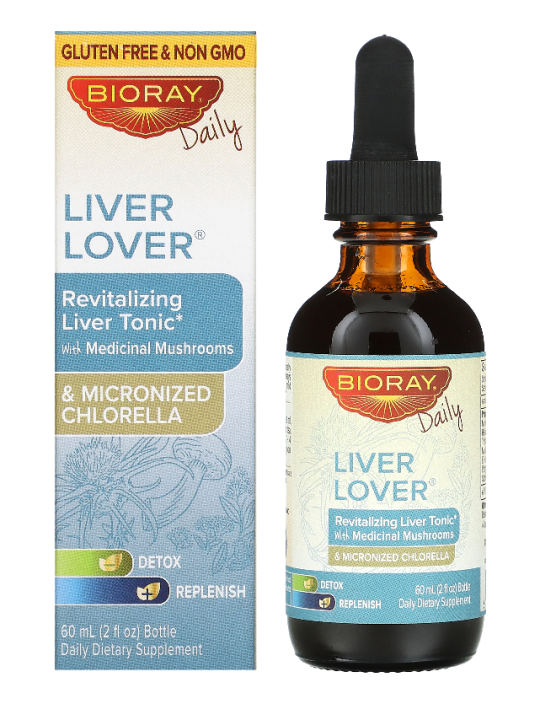 Bioray Inc., Liver Lover, Revitalizing Liver Tonic, Alcohol Free, 2 fl ...